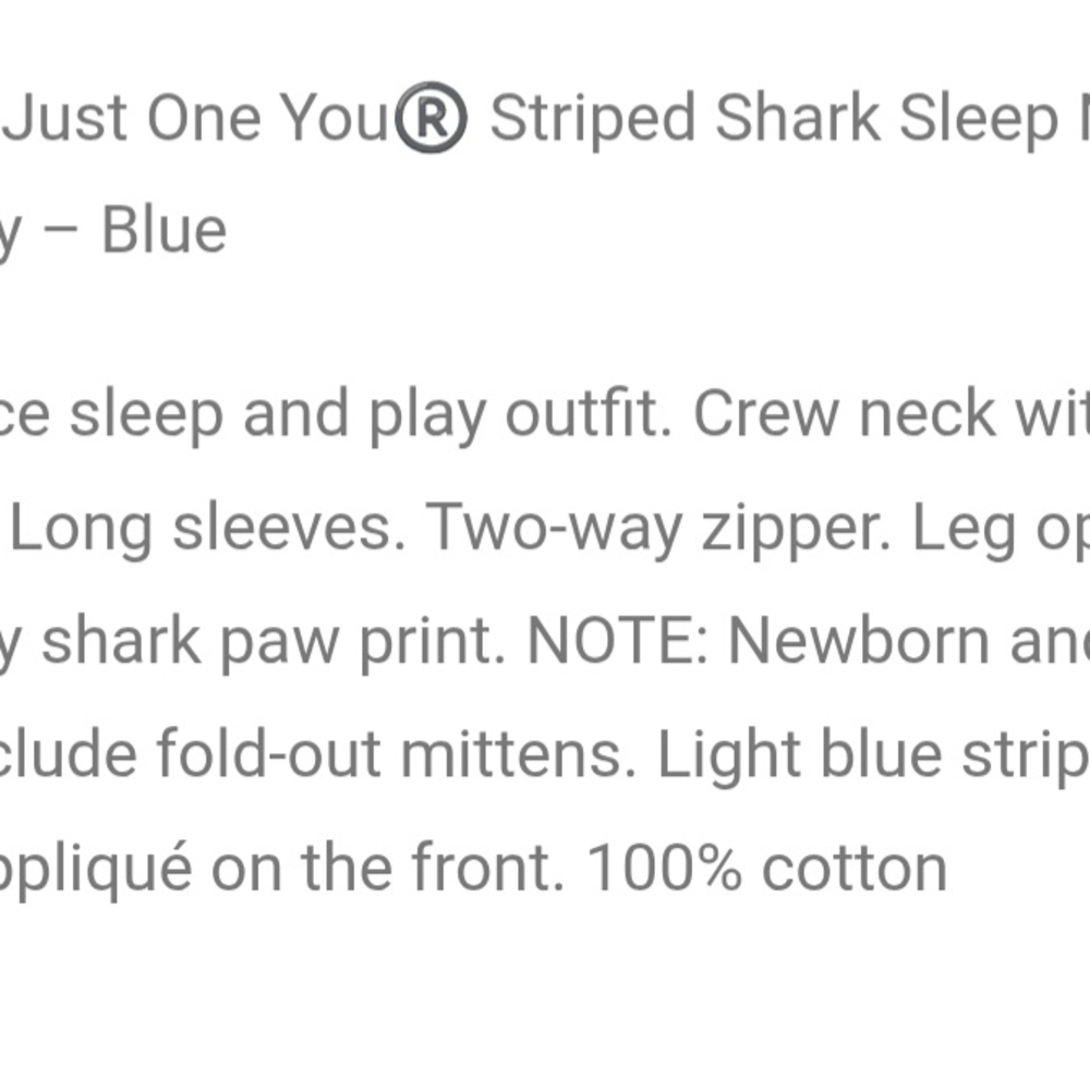 Carter's Aqua Striped Baby Footie with Shark - Picture 3 of 7